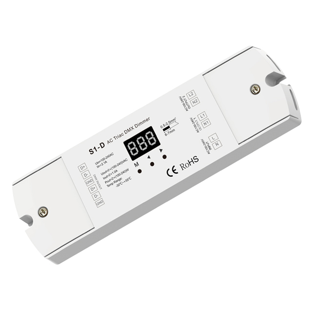 AC Triac DMX Dimmer S1-D For LED strip lighting kit